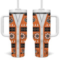 Tigers Rugby Christmas Tumbler With Handle Aboriginal Seamless Cardigan Inspired