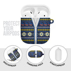 Adelaide Crows Football Christmas AirPods Case Aboriginal Seamless Cardigan Inspired