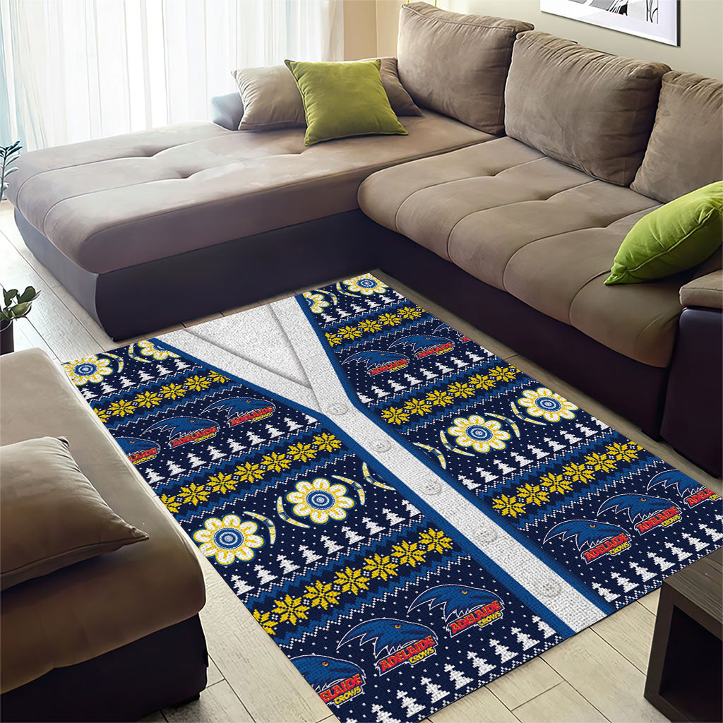 Adelaide Crows Football Christmas Area Rug Aboriginal Seamless Cardigan Inspired