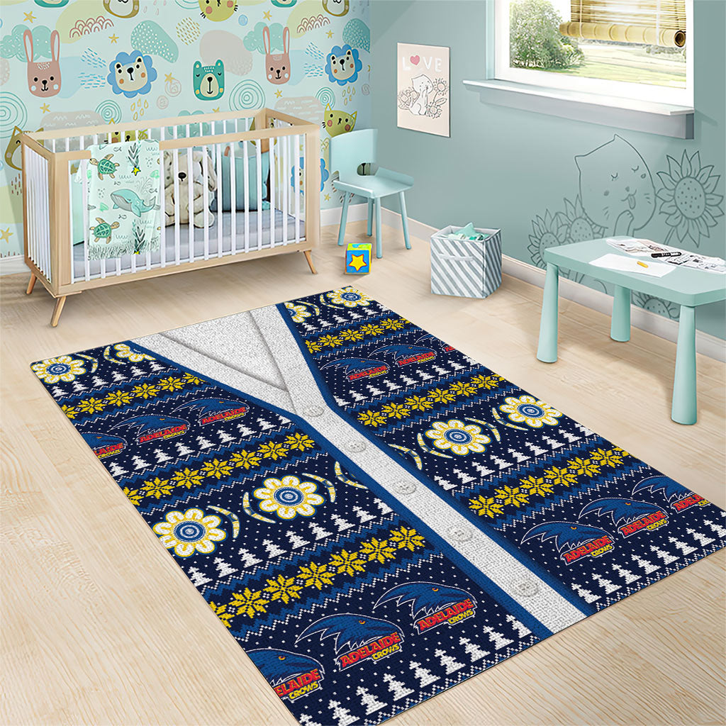 Adelaide Crows Football Christmas Area Rug Aboriginal Seamless Cardigan Inspired