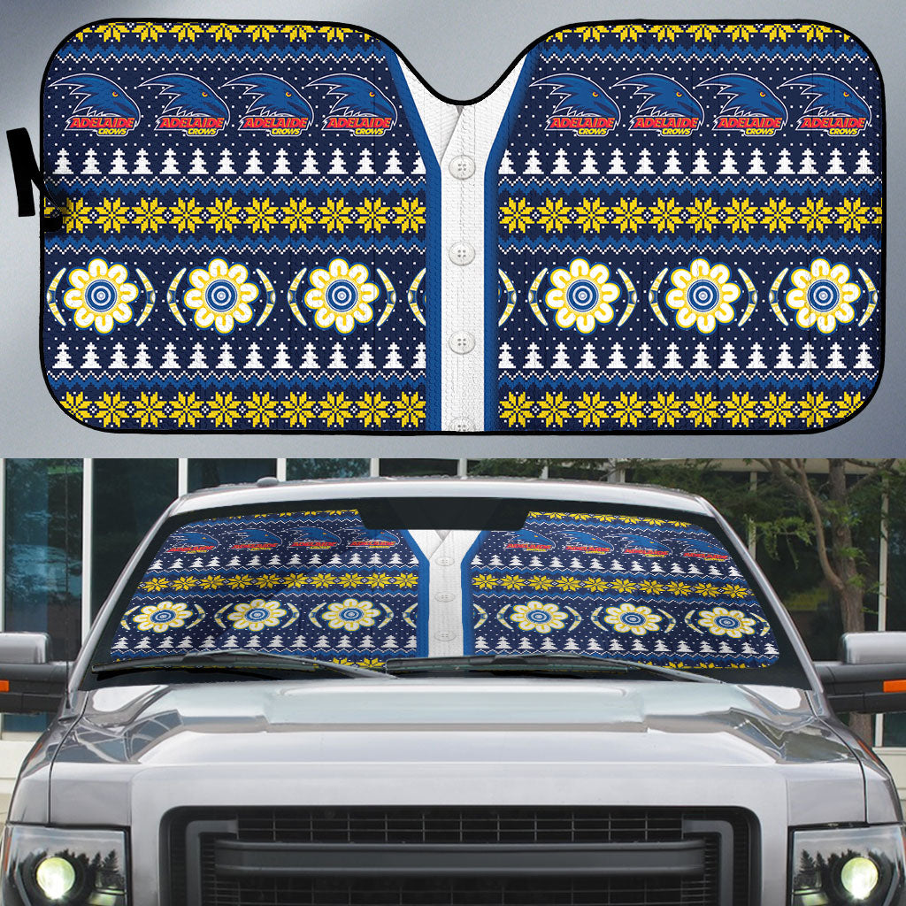 Adelaide Crows Football Christmas Auto Sun Shade Aboriginal Seamless Cardigan Inspired