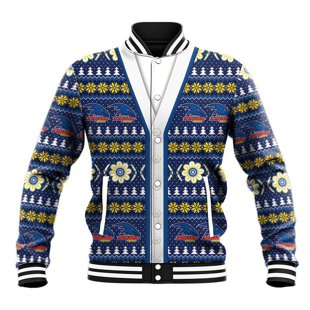 Adelaide Crows Football Christmas Baseball Jacket Aboriginal Seamless Cardigan Inspired