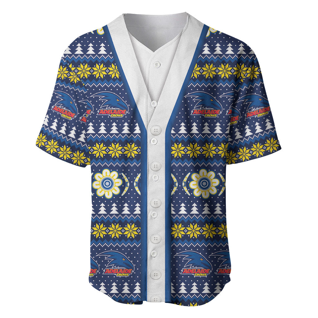 Adelaide Crows Football Christmas Baseball Jersey Aboriginal Seamless Cardigan Inspired