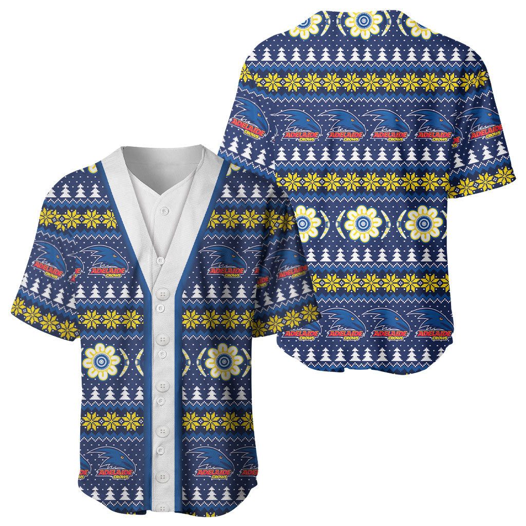 Adelaide Crows Football Christmas Baseball Jersey Aboriginal Seamless Cardigan Inspired
