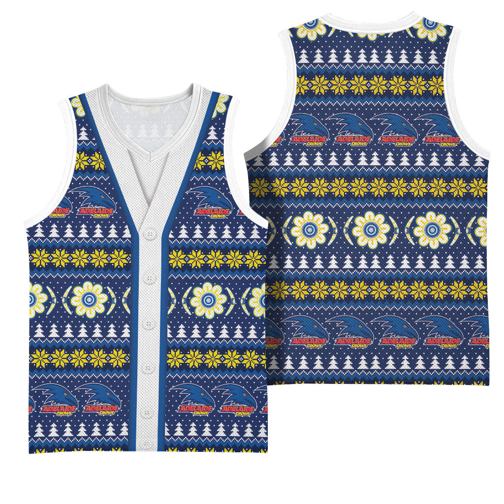 Adelaide Crows Football Christmas Basketball Jersey Aboriginal Seamless Cardigan Inspired