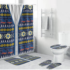 Adelaide Crows Football Christmas Bathroom Set Aboriginal Seamless Cardigan Inspired