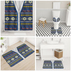 Adelaide Crows Football Christmas Bathroom Set Aboriginal Seamless Cardigan Inspired