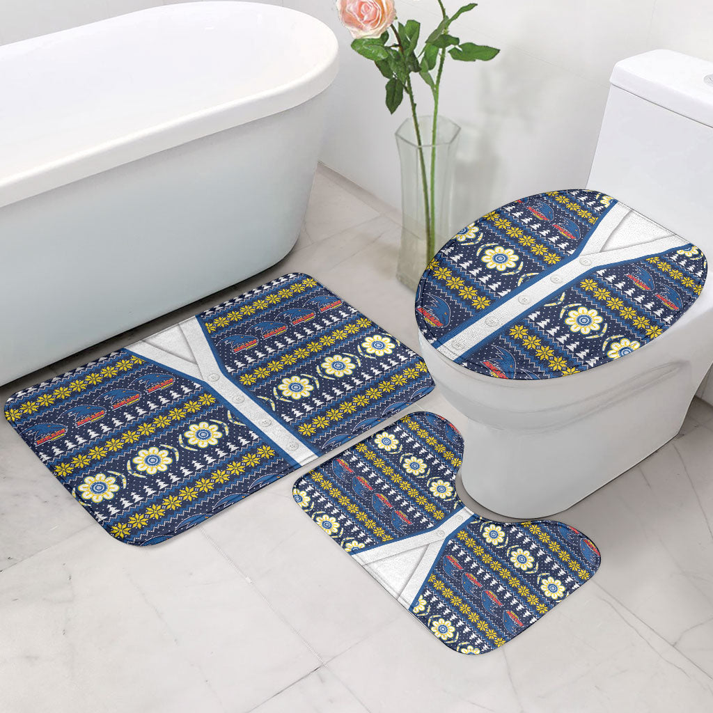 Adelaide Crows Football Christmas Bathroom Set Aboriginal Seamless Cardigan Inspired
