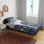 Adelaide Crows Football Christmas Bedding Set Aboriginal Seamless Cardigan Inspired