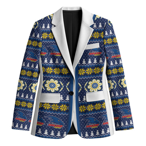 Adelaide Crows Football Christmas Blazer Aboriginal Seamless Cardigan Inspired