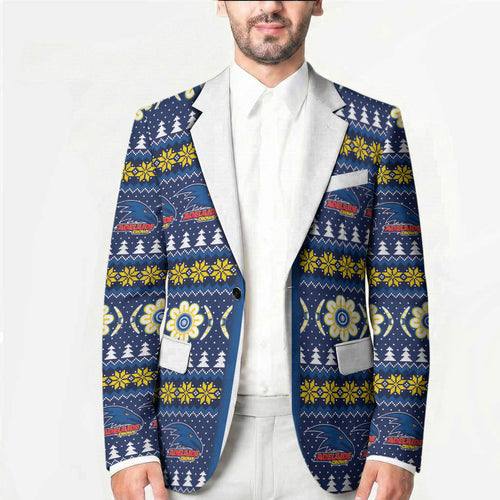 Adelaide Crows Football Christmas Blazer Aboriginal Seamless Cardigan Inspired