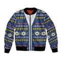 Adelaide Crows Football Christmas Bomber Jacket Aboriginal Seamless Cardigan Inspired