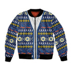 Adelaide Crows Football Christmas Bomber Jacket Aboriginal Seamless Cardigan Inspired