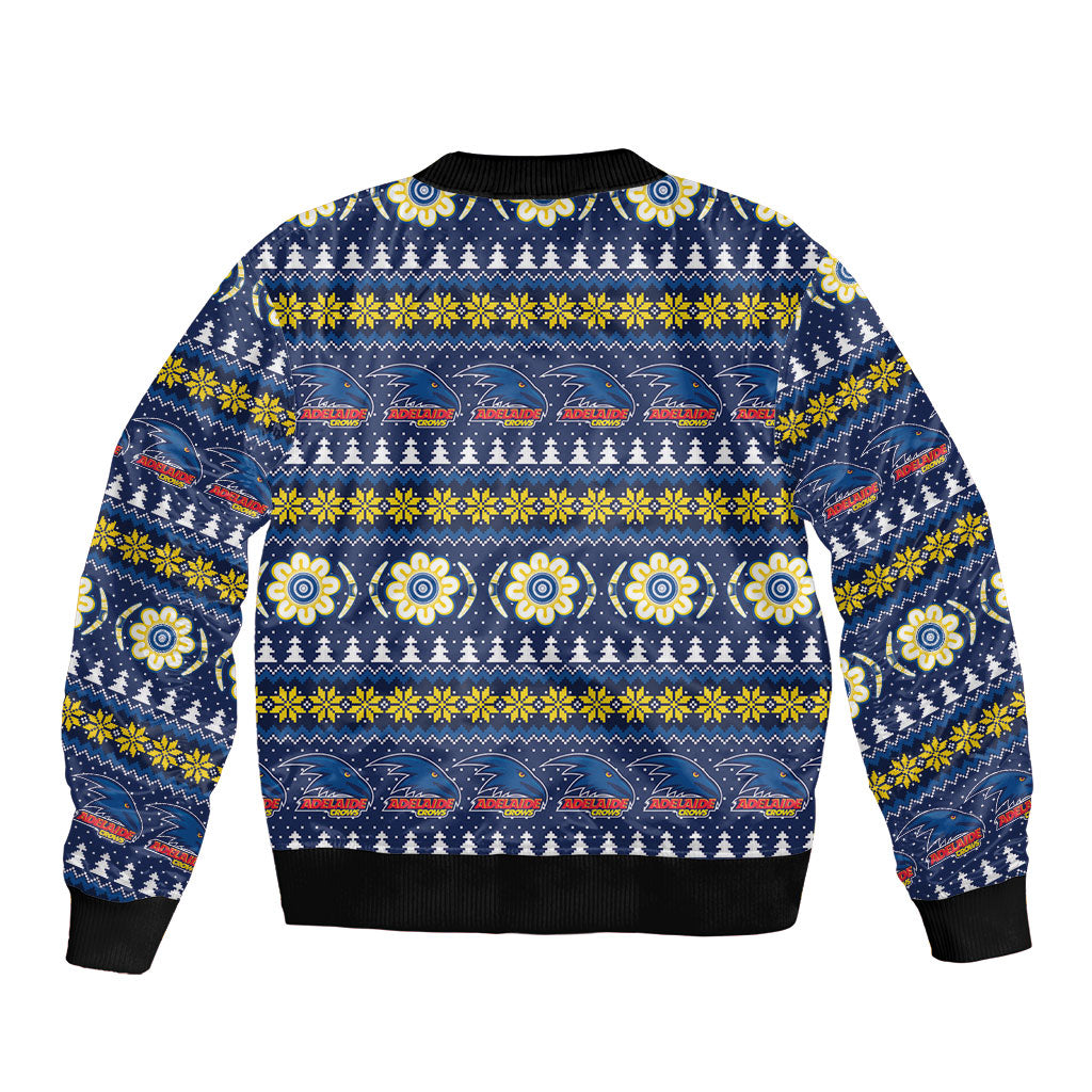 Adelaide Crows Football Christmas Bomber Jacket Aboriginal Seamless Cardigan Inspired