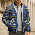 Adelaide Crows Football Christmas Bomber Puffer Jacket Aboriginal Seamless Cardigan Inspired