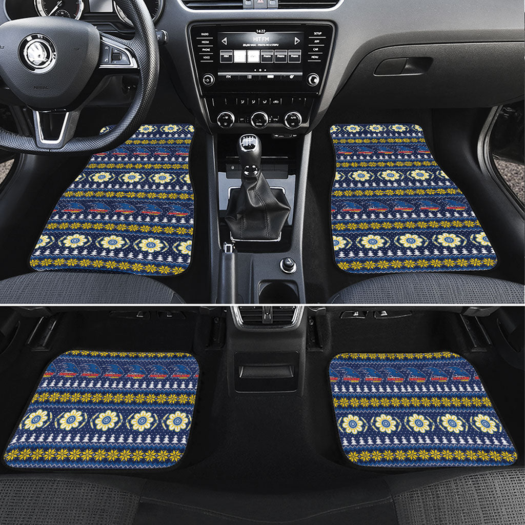 Adelaide Crows Football Christmas Car Mats Aboriginal Seamless Cardigan Inspired