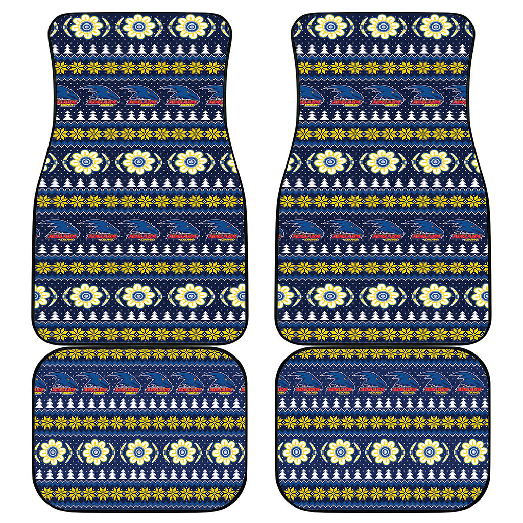 Adelaide Crows Football Christmas Car Mats Aboriginal Seamless Cardigan Inspired