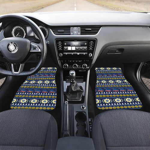 Adelaide Crows Football Christmas Car Mats Aboriginal Seamless Cardigan Inspired
