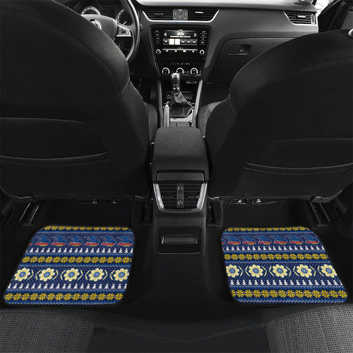 Adelaide Crows Football Christmas Car Mats Aboriginal Seamless Cardigan Inspired