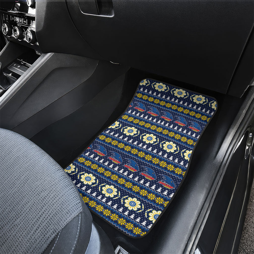 Adelaide Crows Football Christmas Car Mats Aboriginal Seamless Cardigan Inspired