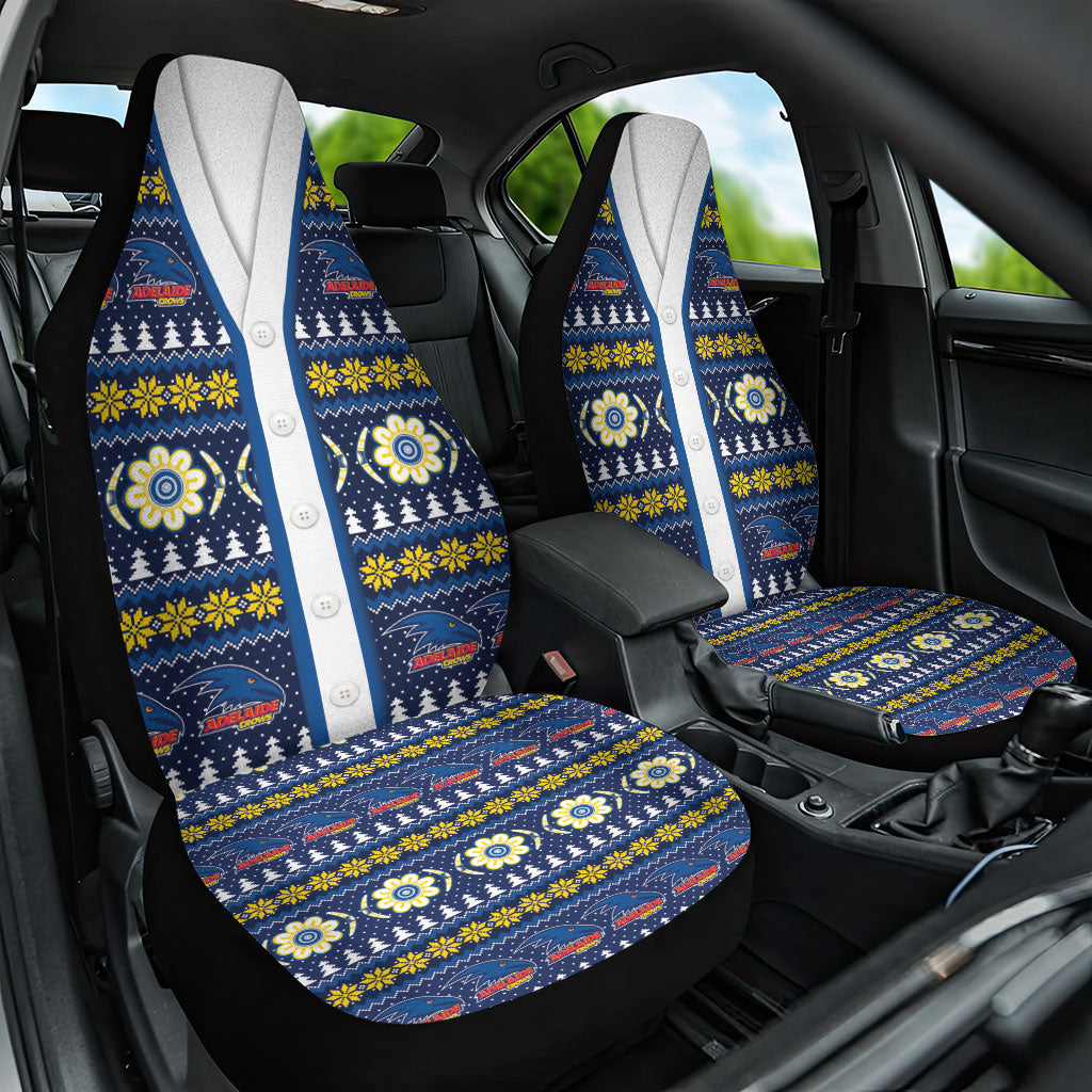 Adelaide Crows Football Christmas Car Seat Cover Aboriginal Seamless Cardigan Inspired