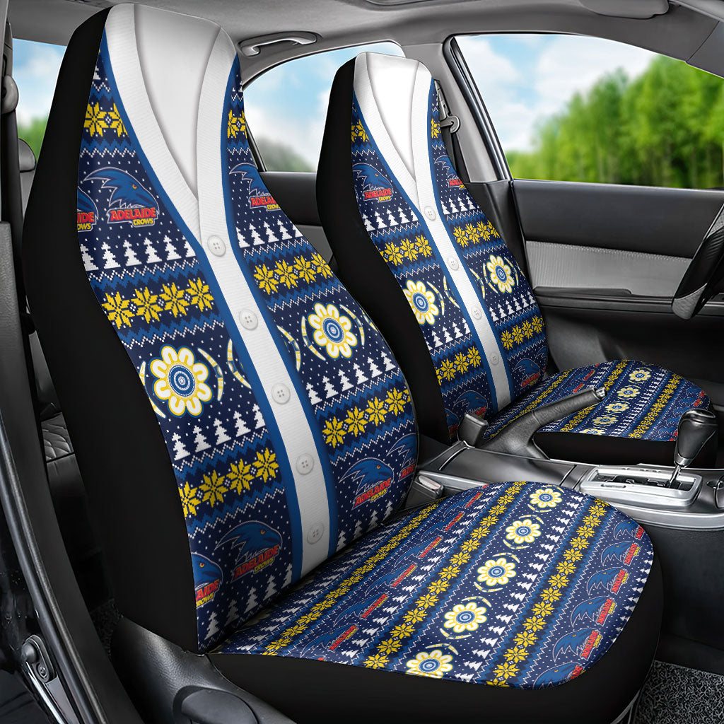 Adelaide Crows Football Christmas Car Seat Cover Aboriginal Seamless Cardigan Inspired