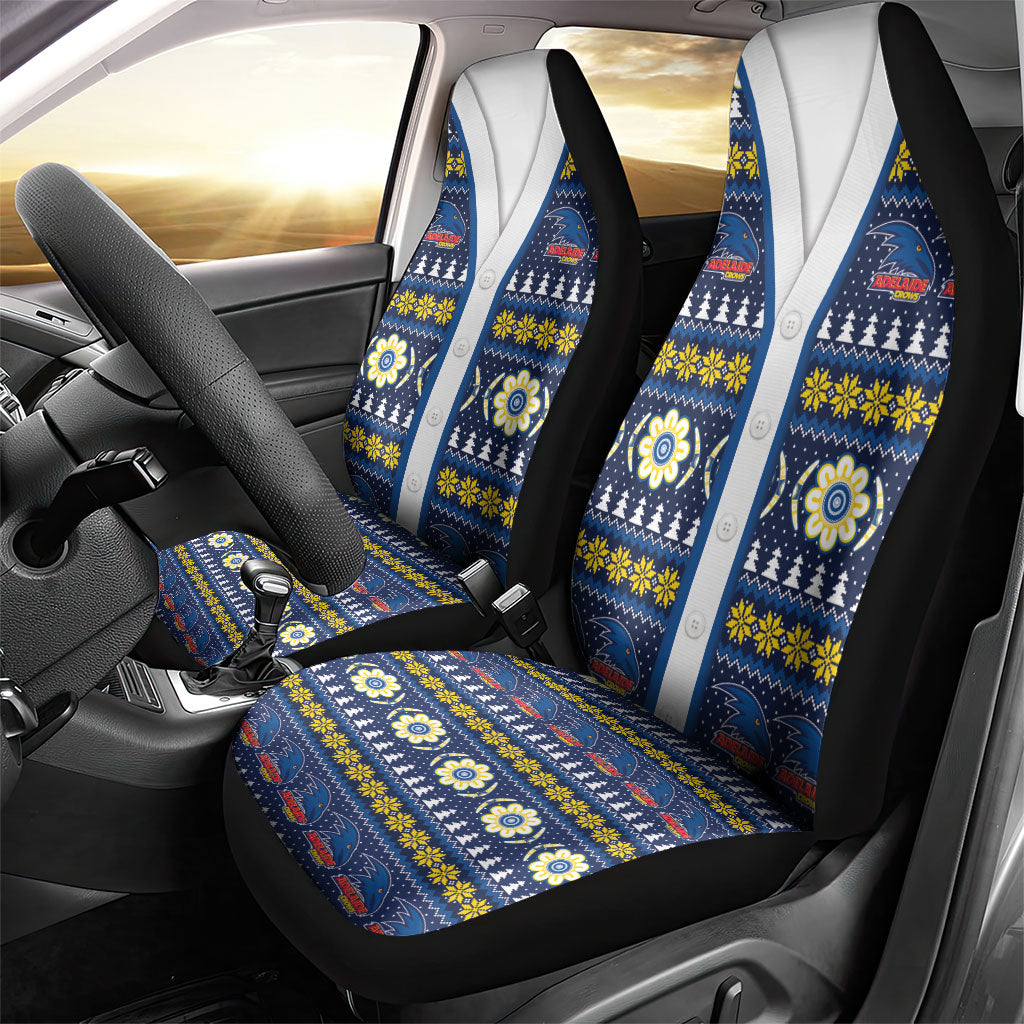 Adelaide Crows Football Christmas Car Seat Cover Aboriginal Seamless Cardigan Inspired