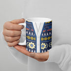 Adelaide Crows Football Christmas Ceramic Mug Aboriginal Seamless Cardigan Inspired