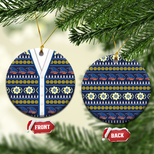 Adelaide Crows Football Christmas Ceramic Ornament Aboriginal Seamless Cardigan Inspired