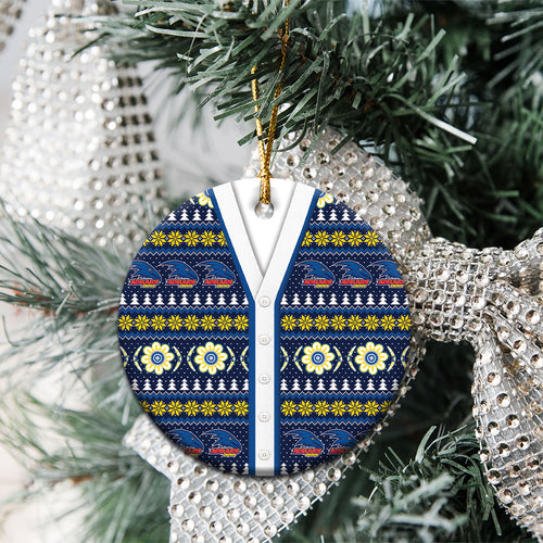 Adelaide Crows Football Christmas Ceramic Ornament Aboriginal Seamless Cardigan Inspired