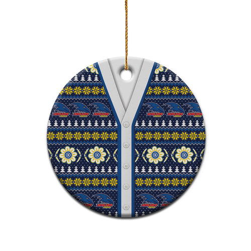 Adelaide Crows Football Christmas Ceramic Ornament Aboriginal Seamless Cardigan Inspired
