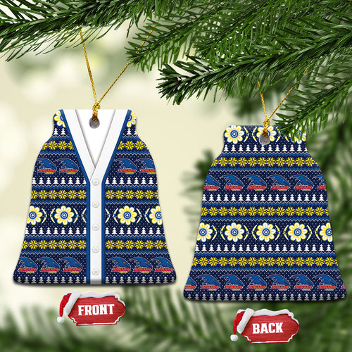 Adelaide Crows Football Christmas Ceramic Ornament Aboriginal Seamless Cardigan Inspired