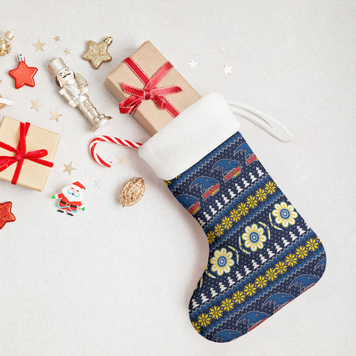 Adelaide Crows Football Christmas Stocking Aboriginal Seamless Cardigan Inspired
