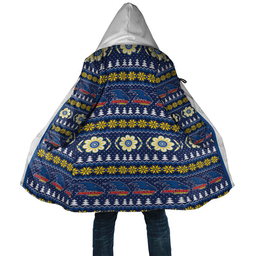 Adelaide Crows Football Christmas Cloak Aboriginal Seamless Cardigan Inspired