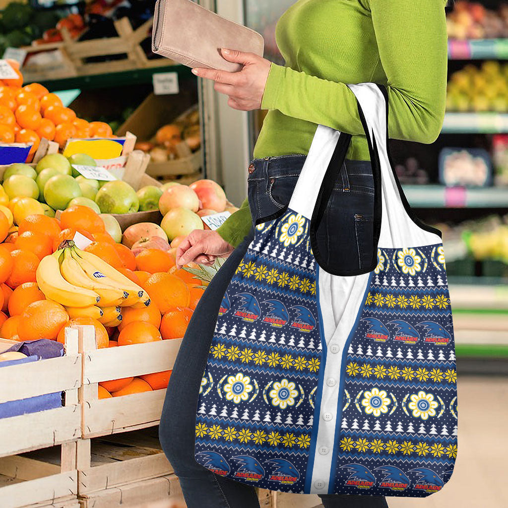 Adelaide Crows Football Christmas Grocery Bag Aboriginal Seamless Cardigan Inspired