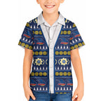 Adelaide Crows Football Christmas Hawaiian Shirt Aboriginal Seamless Cardigan Inspired