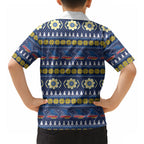 Adelaide Crows Football Christmas Hawaiian Shirt Aboriginal Seamless Cardigan Inspired