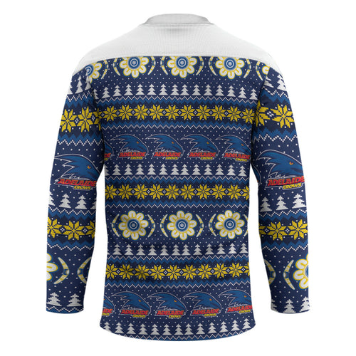 Adelaide Crows Football Christmas Hockey Jersey Aboriginal Seamless Cardigan Inspired