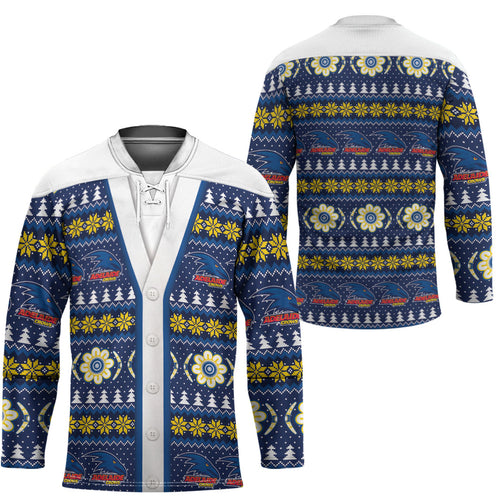 Adelaide Crows Football Christmas Hockey Jersey Aboriginal Seamless Cardigan Inspired