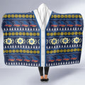 Adelaide Crows Football Christmas Hooded Blanket Aboriginal Seamless Cardigan Inspired