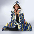 Adelaide Crows Football Christmas Hooded Blanket Aboriginal Seamless Cardigan Inspired