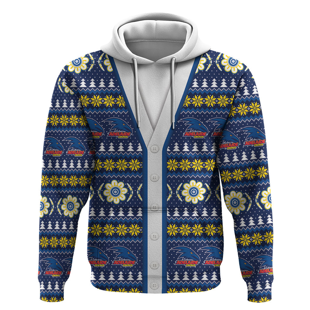 Adelaide Crows Football Christmas Hoodie Aboriginal Seamless Cardigan Inspired