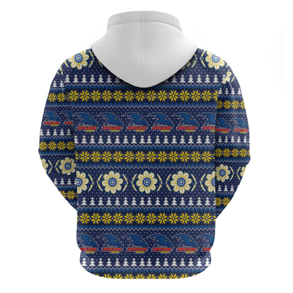 Adelaide Crows Football Christmas Hoodie Aboriginal Seamless Cardigan Inspired