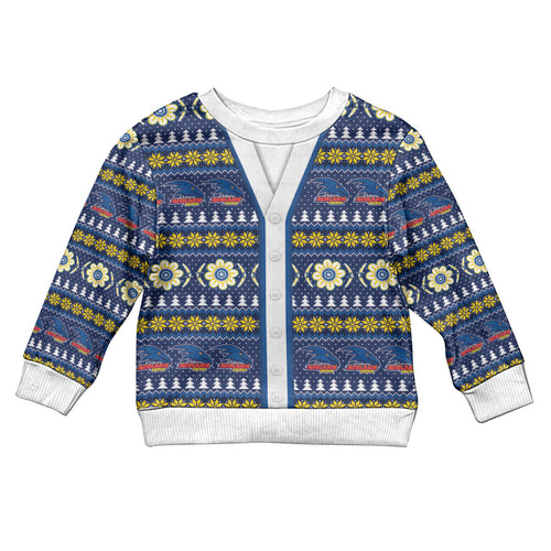 Adelaide Crows Football Christmas Kid Ugly Christmas Sweater Aboriginal Seamless Cardigan Inspired