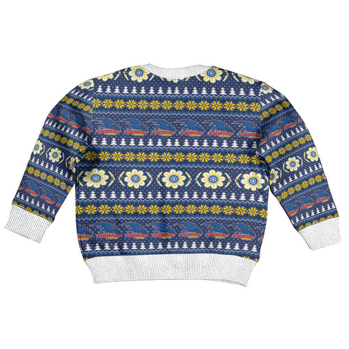 Adelaide Crows Football Christmas Kid Ugly Christmas Sweater Aboriginal Seamless Cardigan Inspired