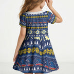 Adelaide Crows Football Christmas Kid Short Sleeve Dress Aboriginal Seamless Cardigan Inspired