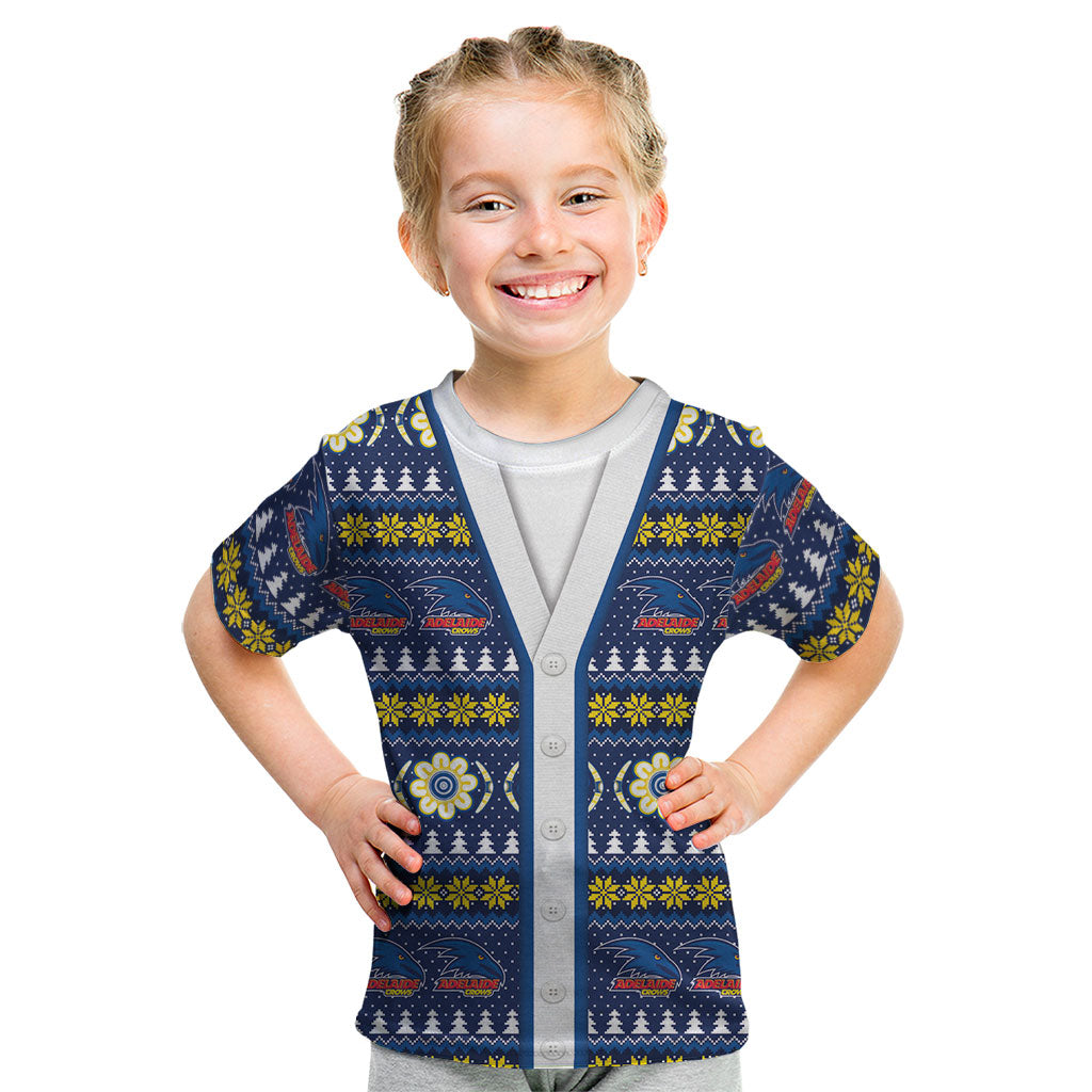 Adelaide Crows Football Christmas Kid T Shirt Aboriginal Seamless Cardigan Inspired