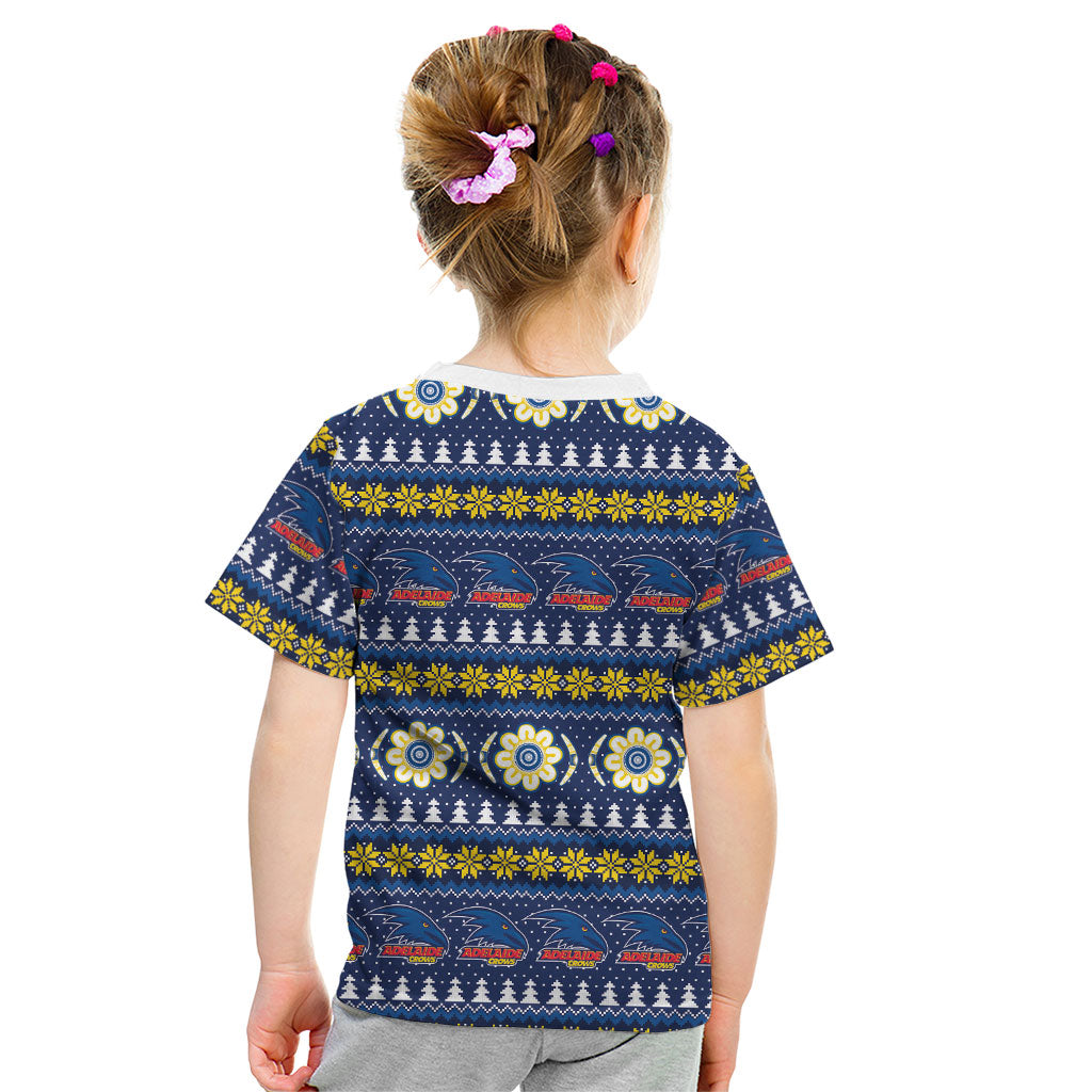 Adelaide Crows Football Christmas Kid T Shirt Aboriginal Seamless Cardigan Inspired