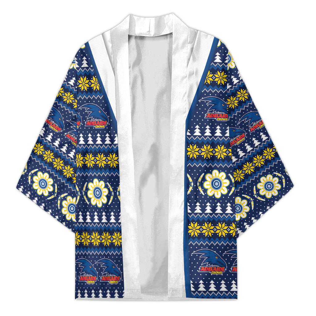 Adelaide Crows Football Christmas Kimono Aboriginal Seamless Cardigan Inspired