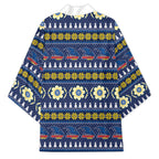 Adelaide Crows Football Christmas Kimono Aboriginal Seamless Cardigan Inspired